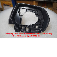 Set of 2 7632C920 Right Rearview Mirror Housing for Mitsubishi Pajero 2018-2022
