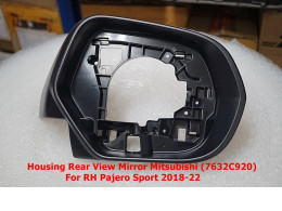 Set of 2 7632C920 Right Rearview Mirror Housing for Mitsubishi Pajero 2018-2022