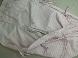 Women's striped trousers with ties