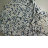 Women's dress, cotton. Long