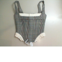 Gray corset with straps Gray corset with straps