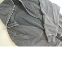 Gray zipped sweatshirt with a hood Gray zipped sweatshirt with a hood