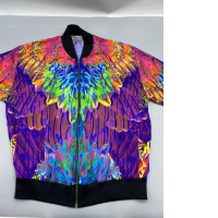 "Psychedelic patterned jacket" from the brand Urban Outfitter.