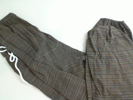 Brown striped pants Brown striped pants