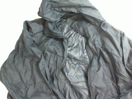Black windbreaker with a hood