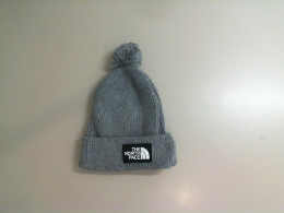 Gray knitted hat
