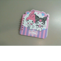 Small Kuromi spiral notebook