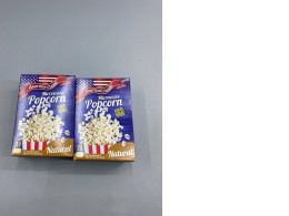 Set of 2  American Garden Microwave Popcorn in the "Natural" flavor. 
