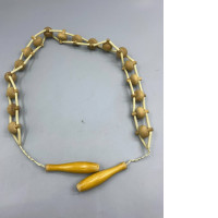  vintage-style wooden back massager or roller. 