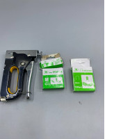 A manual stapler, specifically the Topex 41E905 model, is a 3-in-1 multi-purpose tool that includes staples.