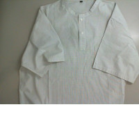 Gray men's short sleeve shirt