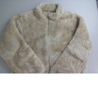 Brown plush jacket