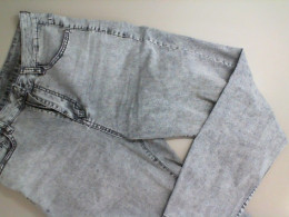 Gray women's jeans