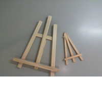 Set of 2 wooden code holders for pictures