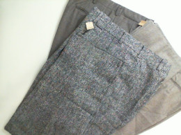 Set of 3 pairs of men's classic insulated trousers