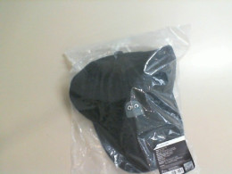 Black denim cap