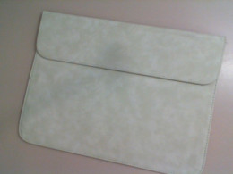 Green fabric document folder