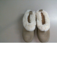 Warm shoes with faux fur