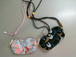 Set of 2 fabric cases for glasses