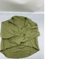 Green long-sleeved shirt