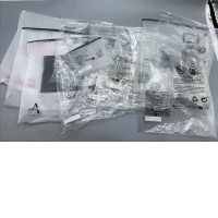 Set of 12 Plastic bag with zip lock.