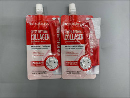 Set of 2  Rojukiss Phyto-Retinol Collagen Wrapping Masks. 