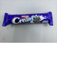 Jack 'n Jill Cream-O Chocolate Sandwich Cookies filled with vanilla cream. Jack 'n Jill Cream-O Chocolate Sandwich Cookies filled with vanilla cream.