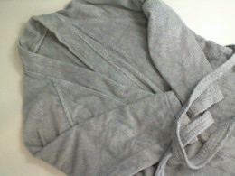 Gray dressing gown