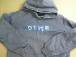 Purple sweater with a hood