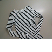 Long sleeve striped T-shirt