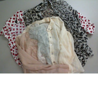 Set of 3 women's blouses, chiffon Set of 3 women's blouses, chiffon