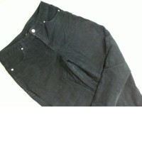 Black corduroy trousers