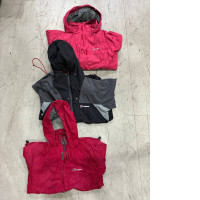 set of 3 Hooded windbreaker