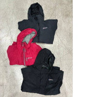 set of 3 Hooded windproof jacket
