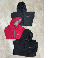 set of 3 Hooded windproof jacket