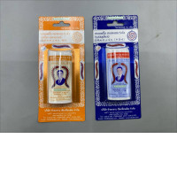 Set of 2 Five Centipedes brand cough lozenges, plum flavor, original tin packaging.