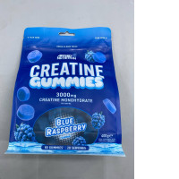 Applied Nutrition Creatine Gummies in Blue Raspberry flavour.