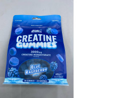 Applied Nutrition Creatine Gummies in Blue Raspberry flavour.