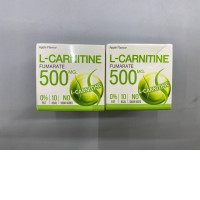 Set of 2 Fresh Dose L-Carnitine Fumarate 500mg dietary supplement in apple flavor. 