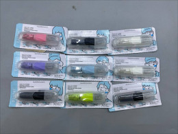 Set of 9 Pastel Brand is a 2-in-1 aromatic nasal spray designed to relieve nasal congestion, headaches, and motion sickness.