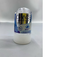 Grace Natural Deodorant stick made from alum stone. 