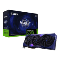 MSI GEFORCE RTX 5070 12G WORLD OF WARCRAFT MIDNIGHT VOID EDITION OC - 12GB GDDR7