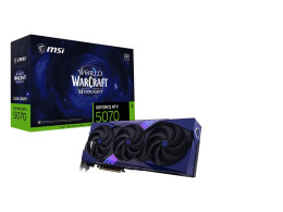 MSI GEFORCE RTX 5070 12G WORLD OF WARCRAFT MIDNIGHT VOID EDITION OC - 12GB GDDR7