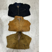 set of 3 Suede jacket