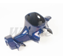 Lower headlight housing DREAM SUPER CUB/round headlight, genuine, dark blue (329) 53206-K76- T60ZE