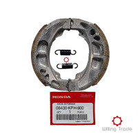 Set of 2 Brake pads, drum brakes (A382) HONDA: (06430-KPH-900) DASH