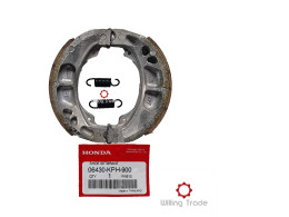 Set of 2 Brake pads, drum brakes (A382) HONDA: (06430-KPH-900) DASH