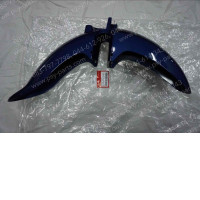 Genuine front fender for DREAM SUPER CUB/round headlight model, blue (B329) 61100-K76-T60ZE