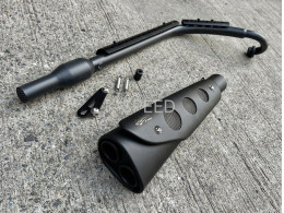 Diabolus Retro Scrambler Full System Exhaust for Honda CT125 