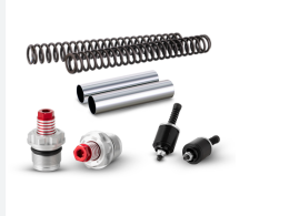 RB220-385P-04-88 Rear shock absorbers (pair), black springs (20mm rise)